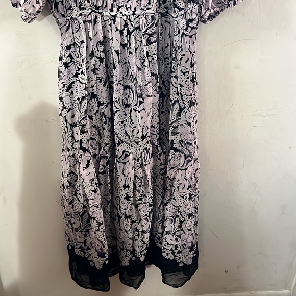 By Anthropologie Squareneck Smocked Midi Dress NWOT Size M and L - Picture 7 of 13